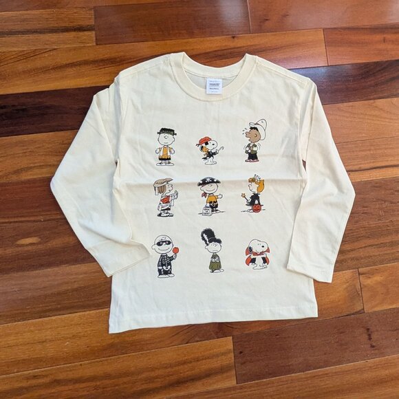 Peanuts Halloween Long Sleeve Relaxed Fit T-Shirt - Picture 1 of 4